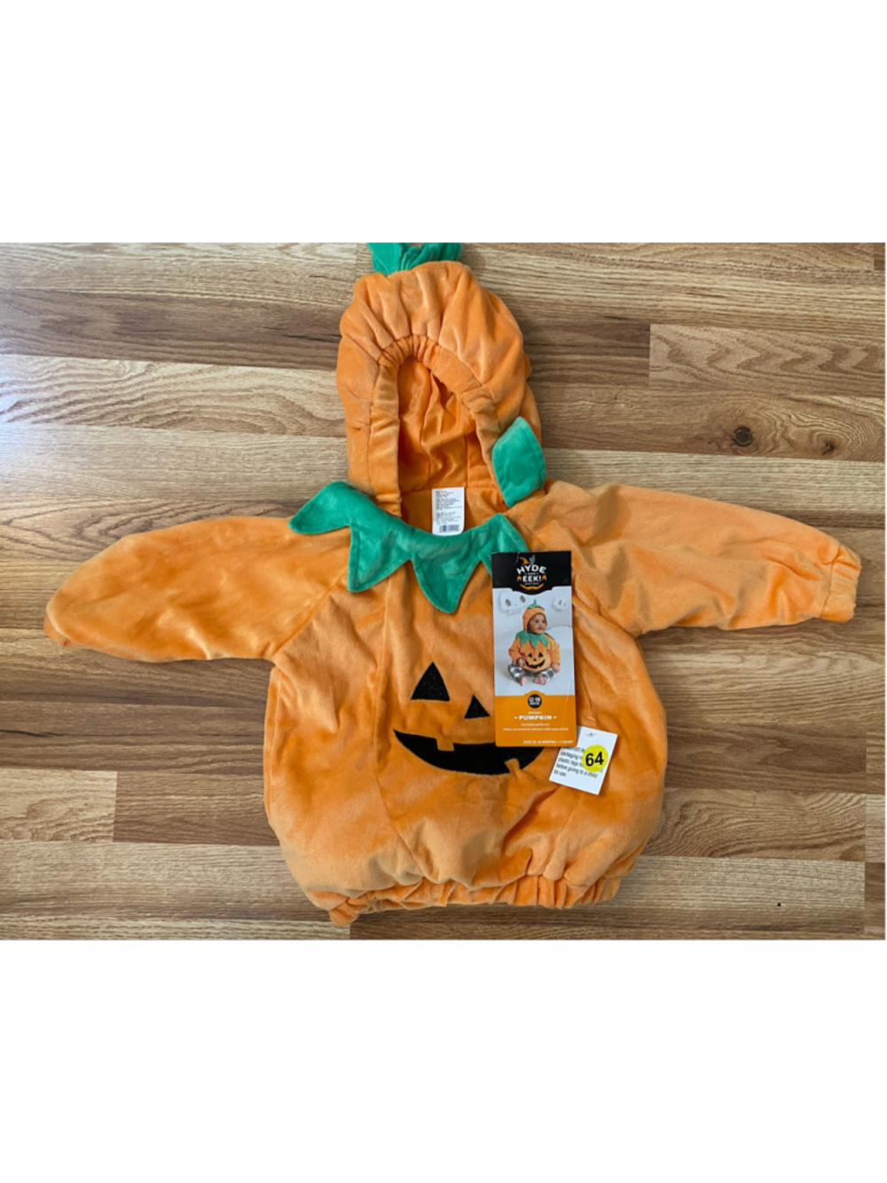 Baby Hyde & EEK! Boutique Pumpkin Halloween Age 12-18 Months NWT